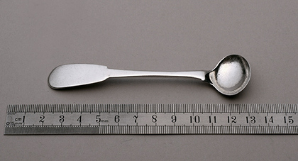 Cape Silver Salt Spoon - Rare INCE Makers Mark (not shown in Welz)